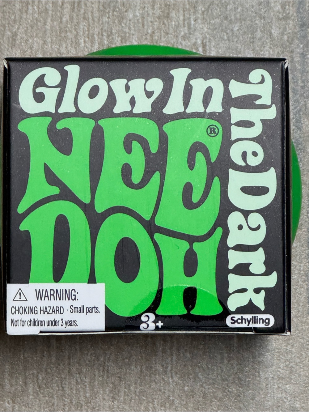 Green NeeDoh Glow in the Dark 💚